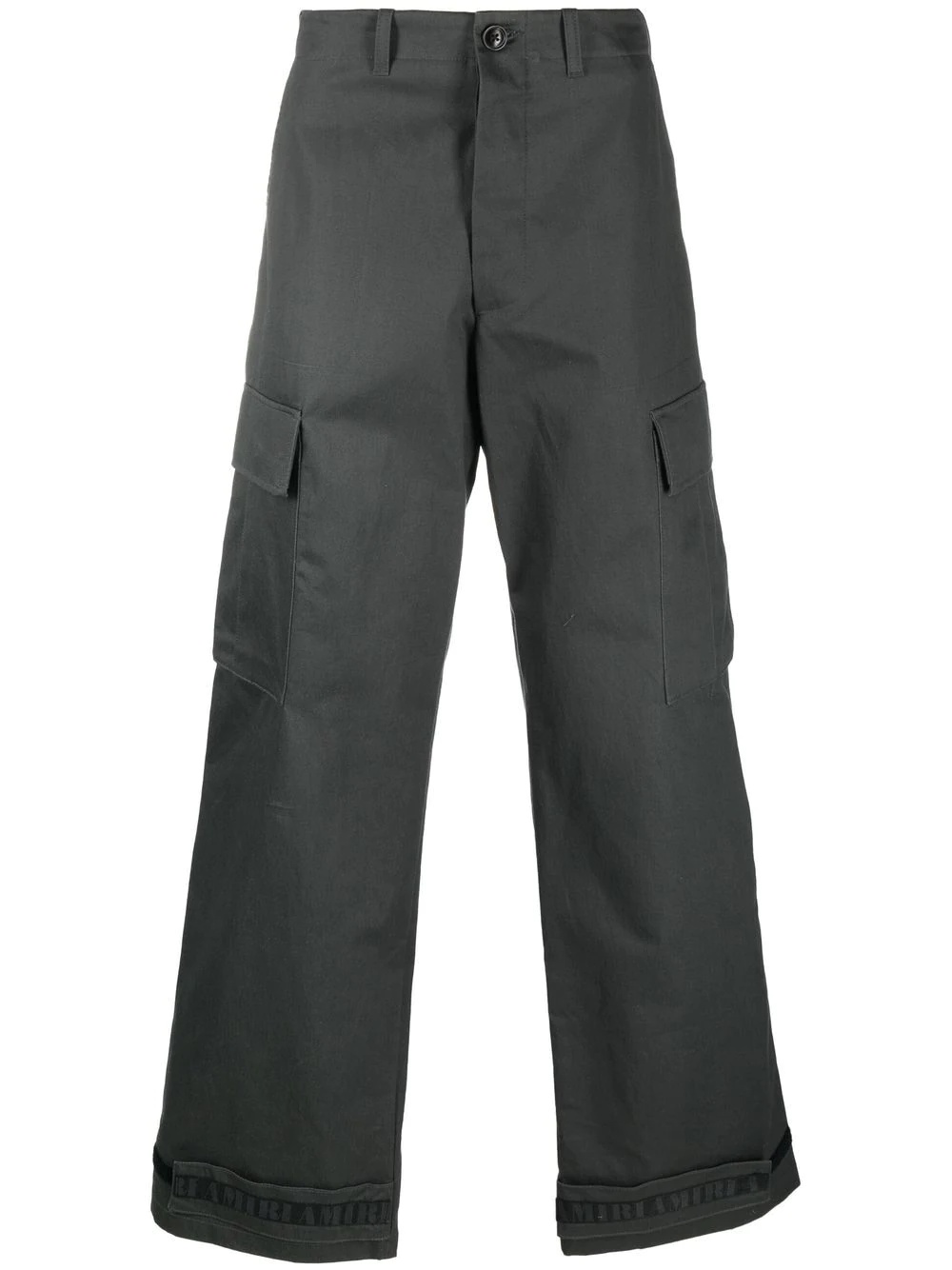 logo-print cargo trousers - 1