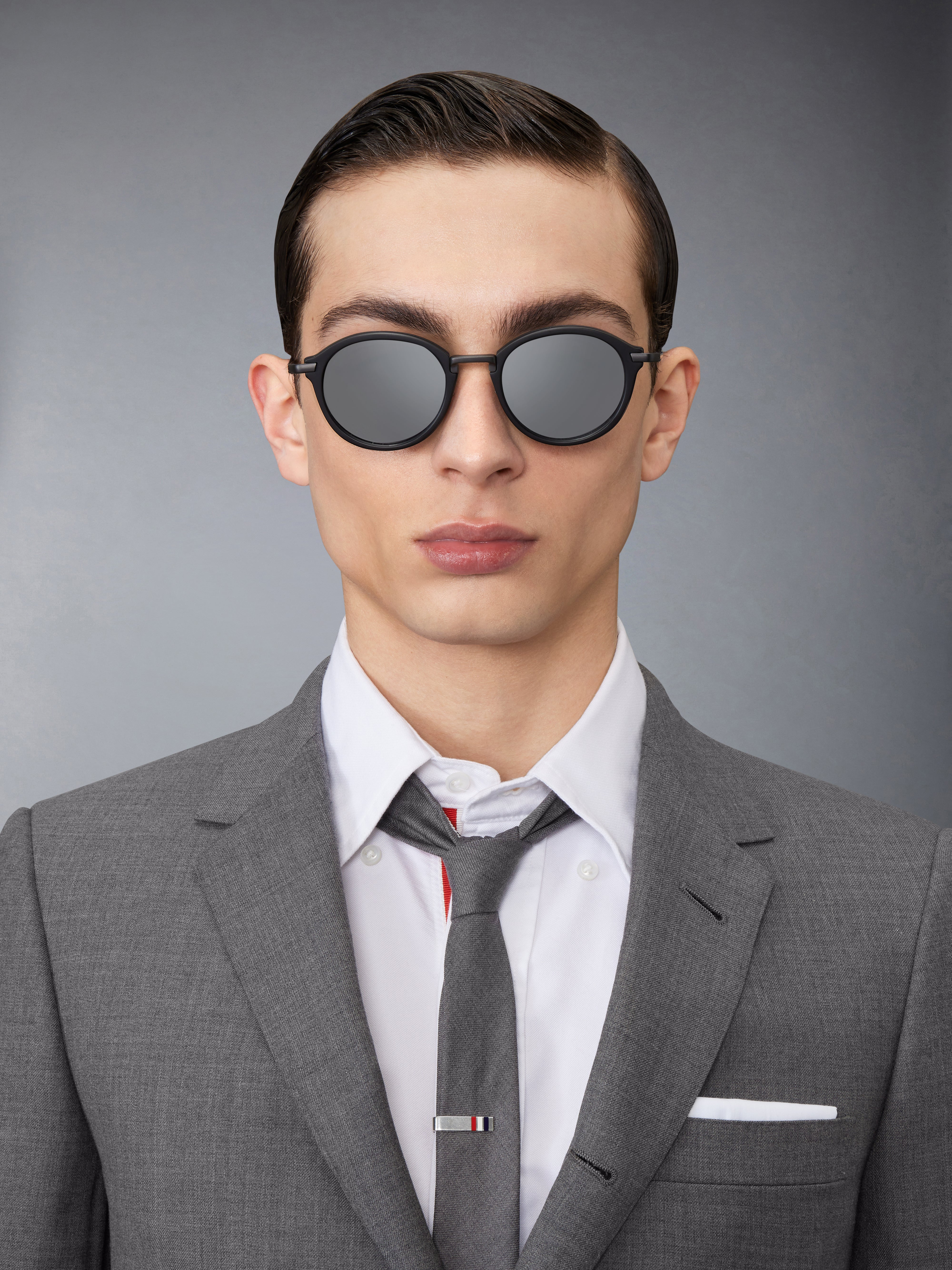 Acetate And Titanium Round Sunglasses - 3