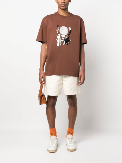 JACQUEMUS Le t-shirt Prata abstract-pattern T-shirt outlook