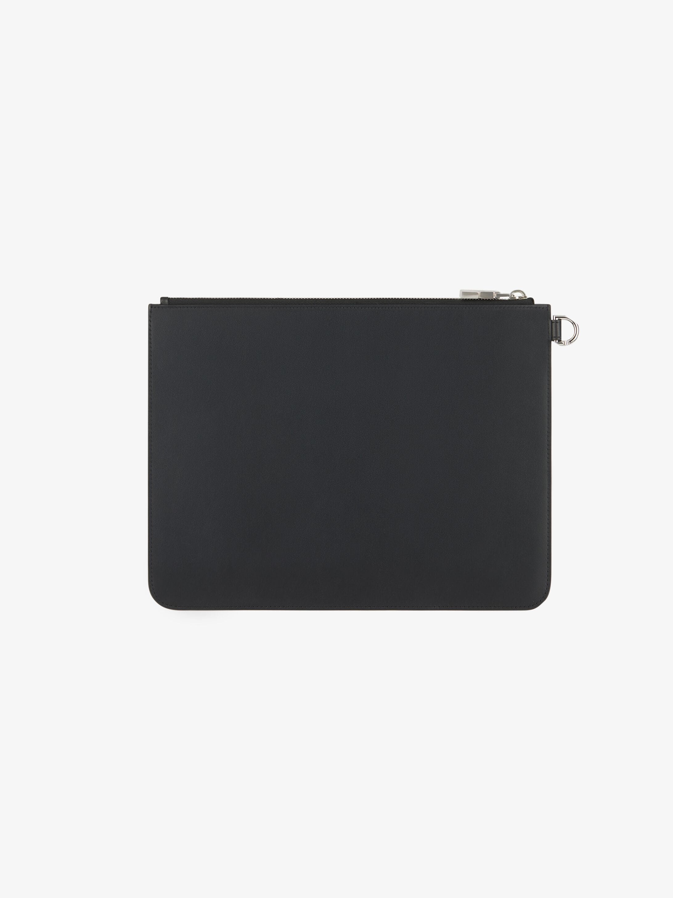 GIVENCHY TROMPE L'ŒIL LARGE POUCH IN LEATHER - 3