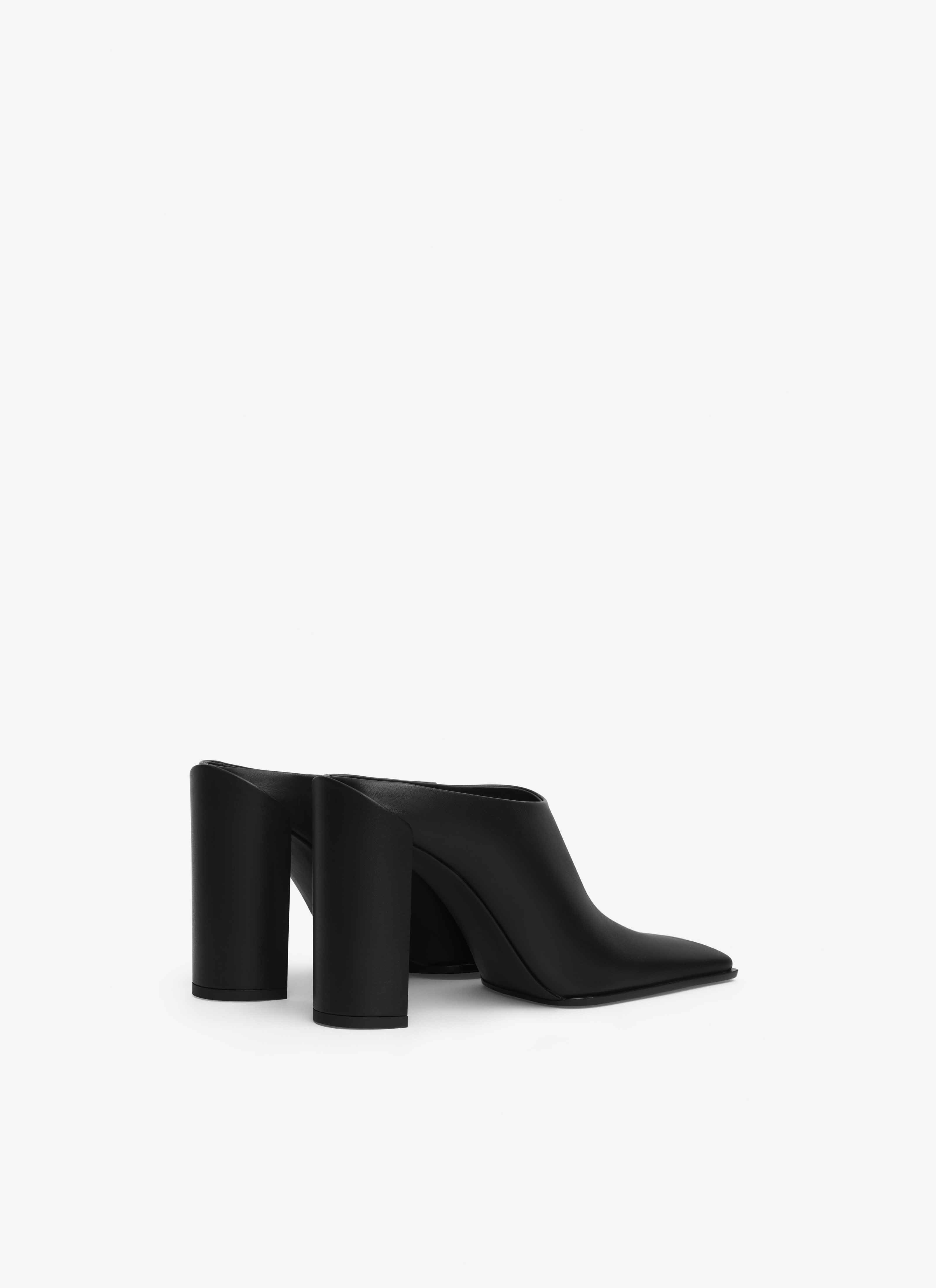 SQUARE MULES IN CALFSKIN - 2