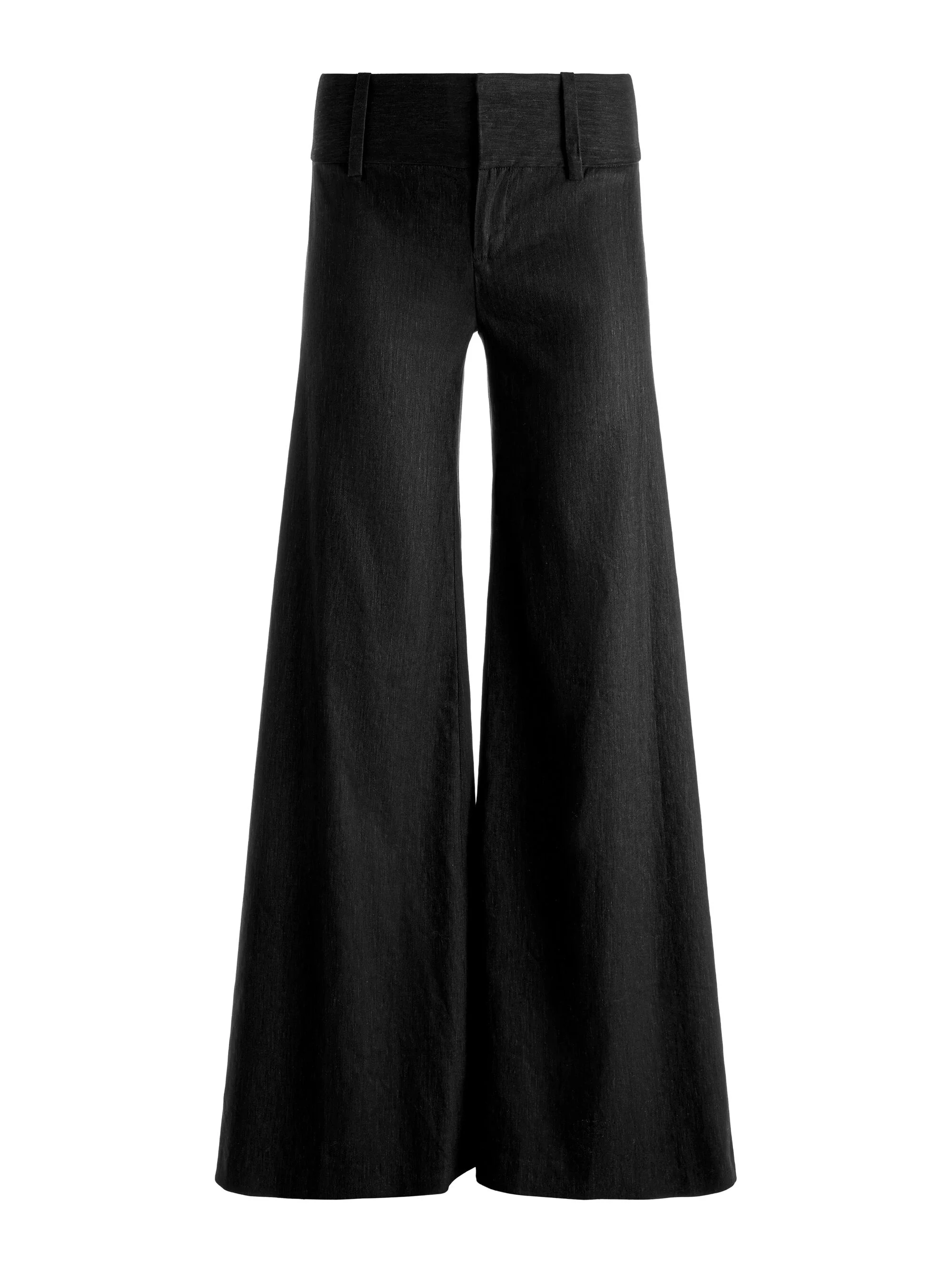 OLIVIA WIDE LEG LINEN PANT - 1
