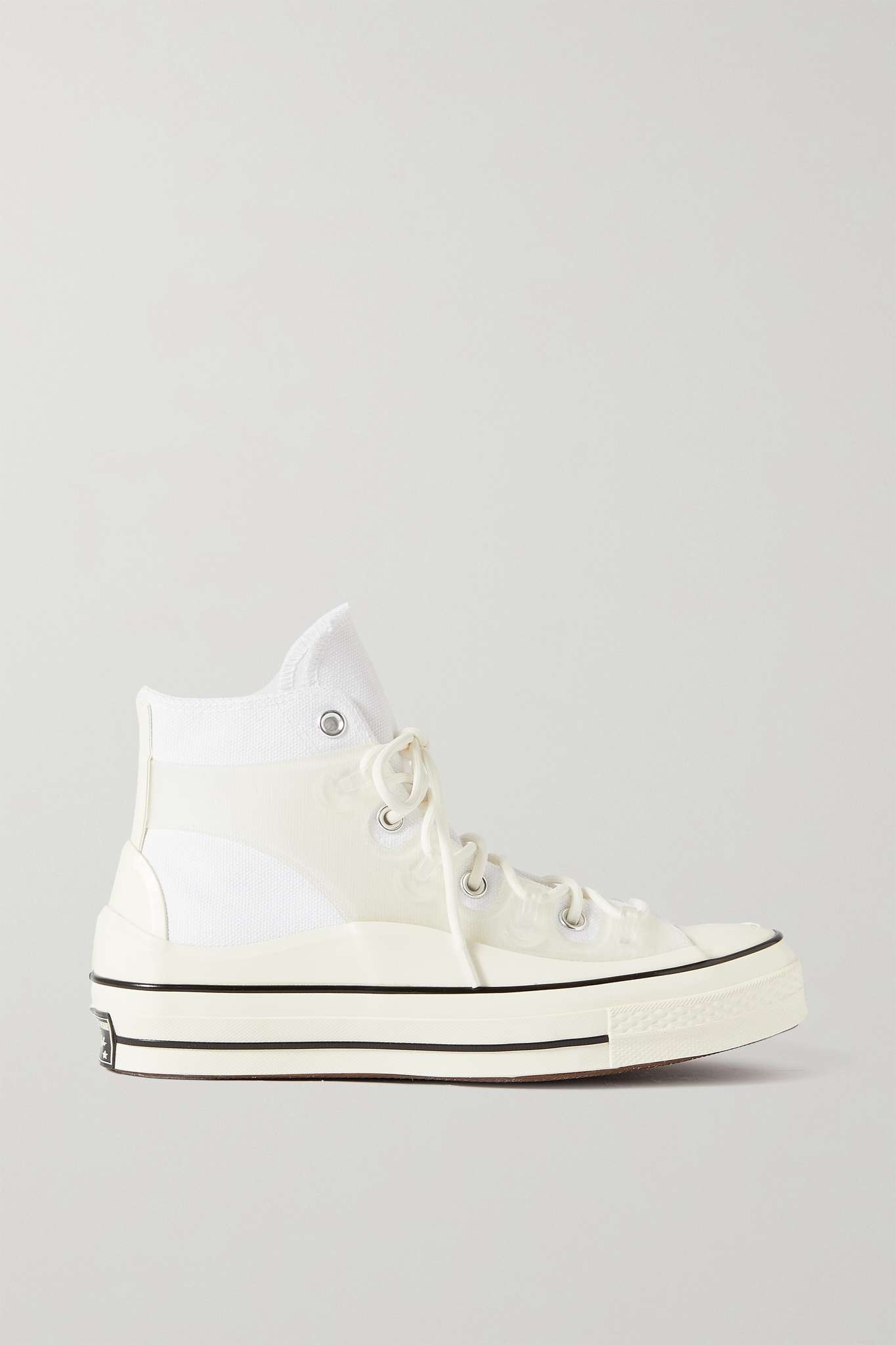 Chuck Taylor All Star 70 rubber-trimmed canvas high-top sneakers - 1