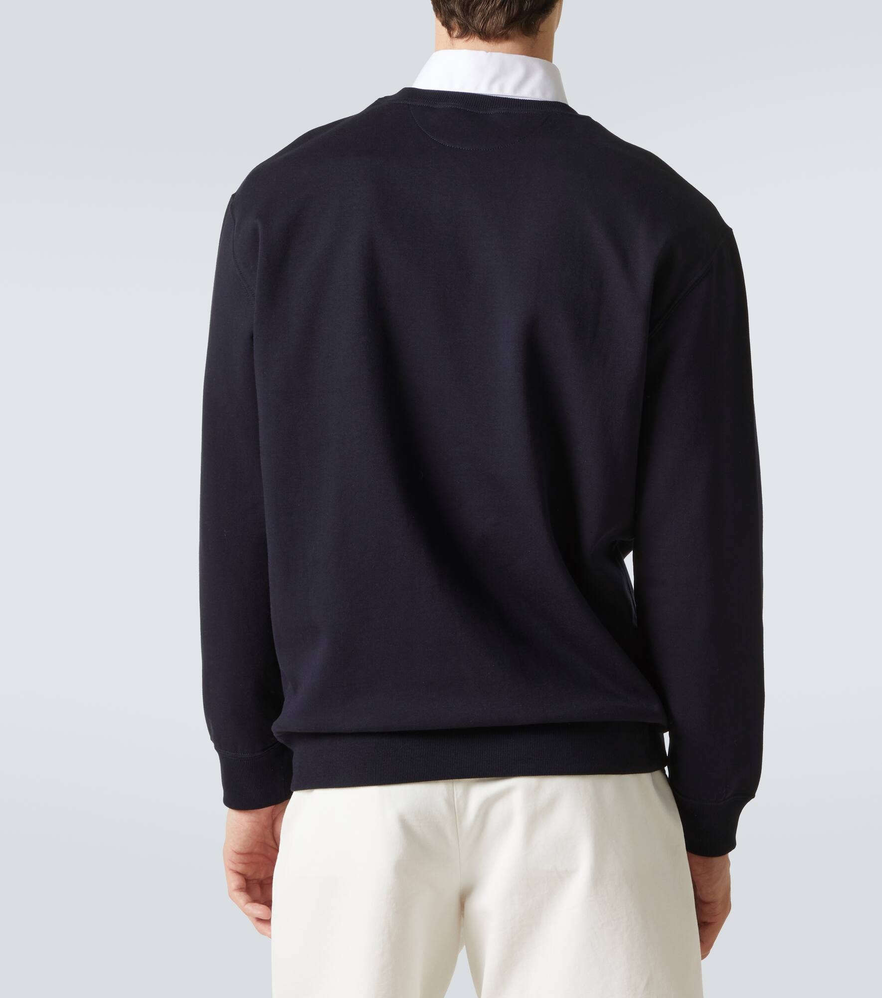 Cotton-blend sweatshirt - 4