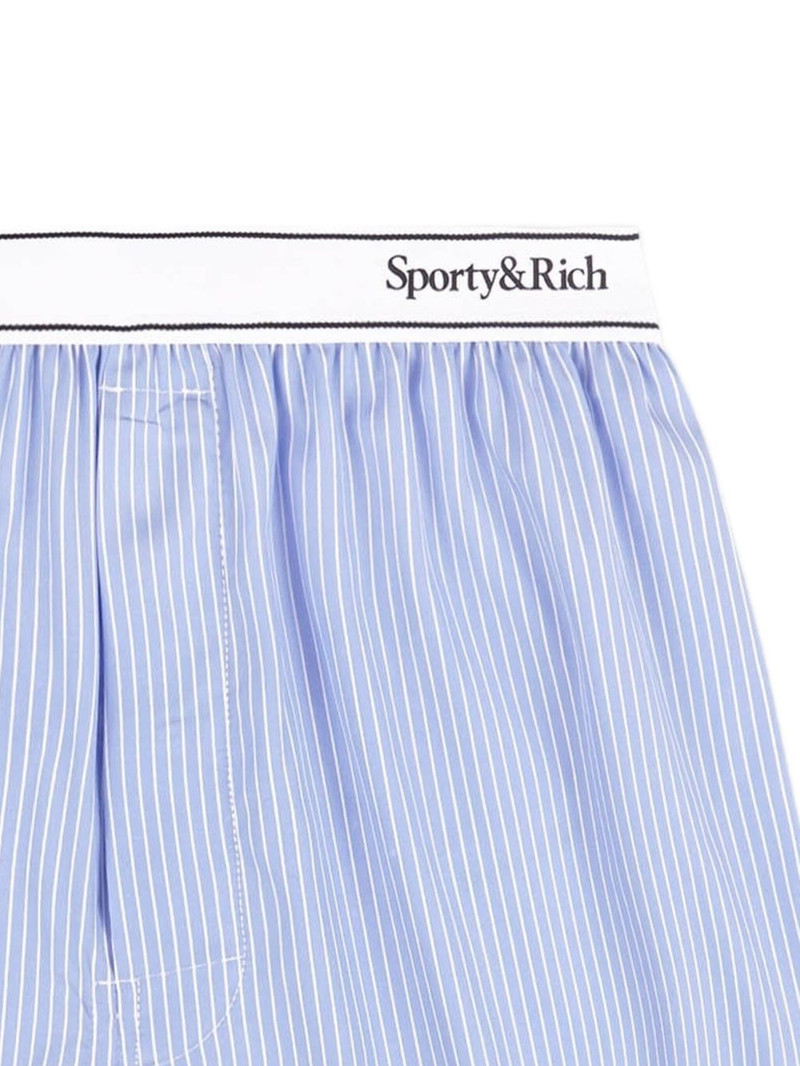 Sporty & Rich striped boxer shorts outlook
