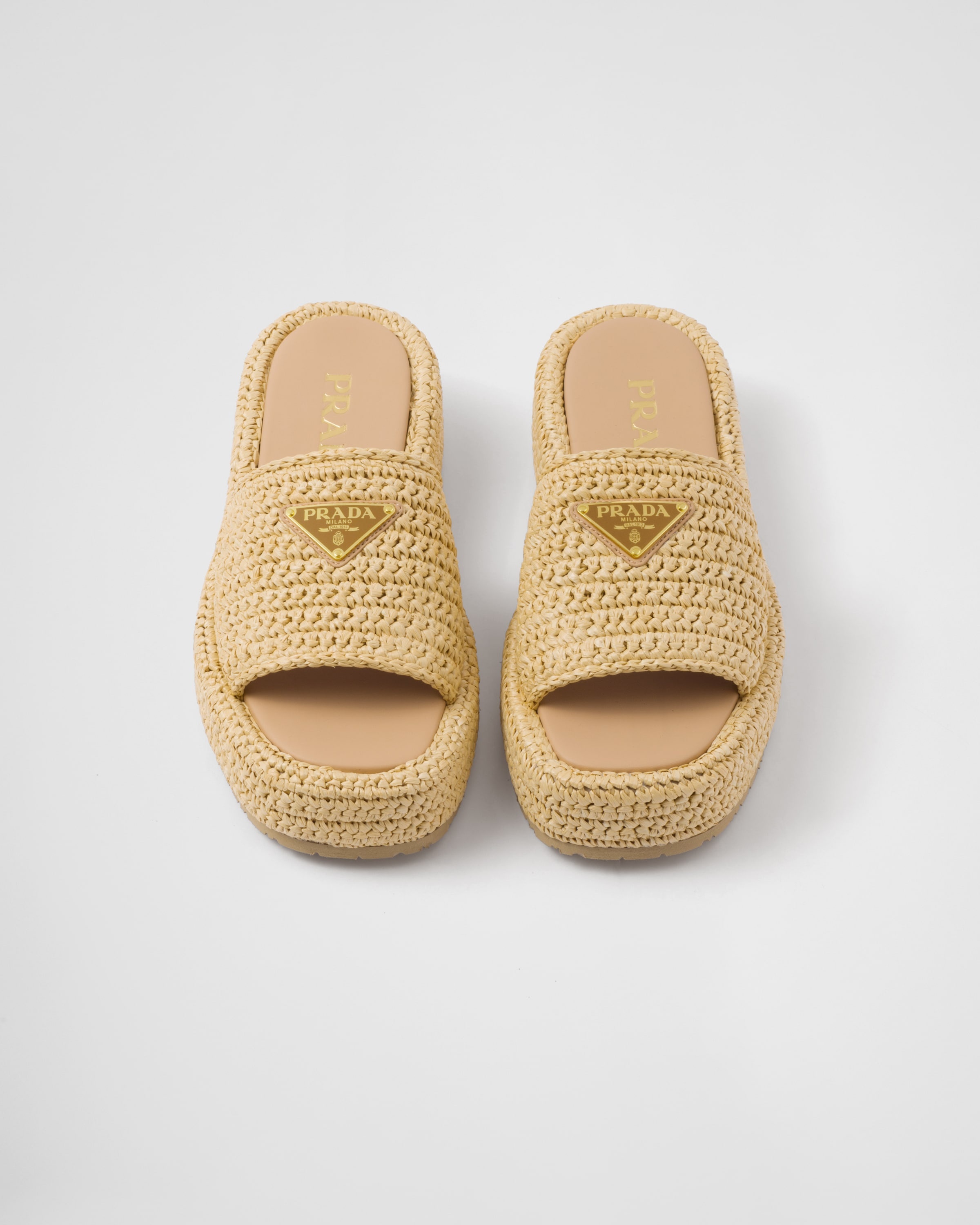 Crochet flatform slides - 4