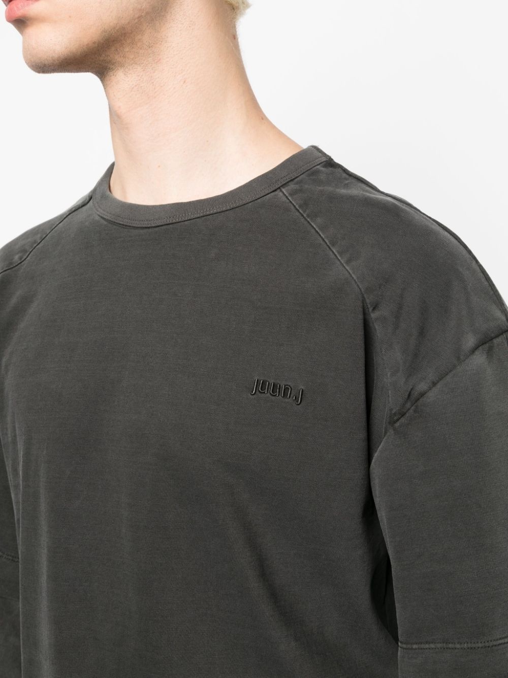 faded-effect long-sleeve T-shirt - 5