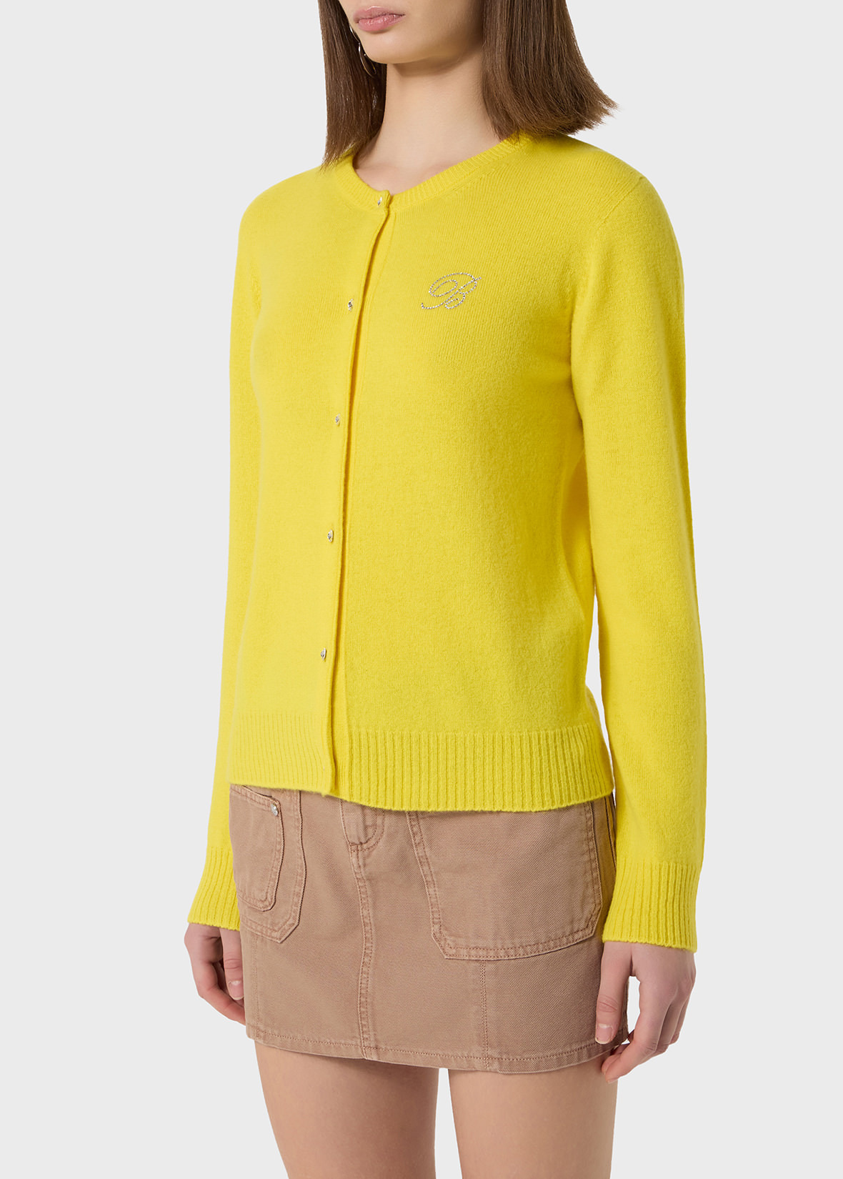 CASHMERE CARDIGAN WITH JEWEL BUTTONS - 5