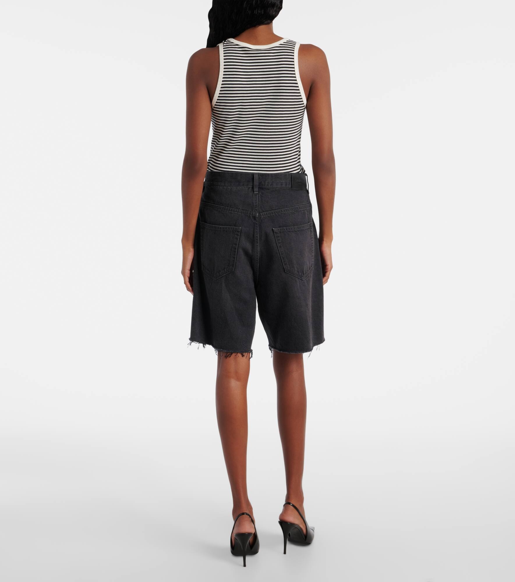 High-rise Bermuda shorts - 3