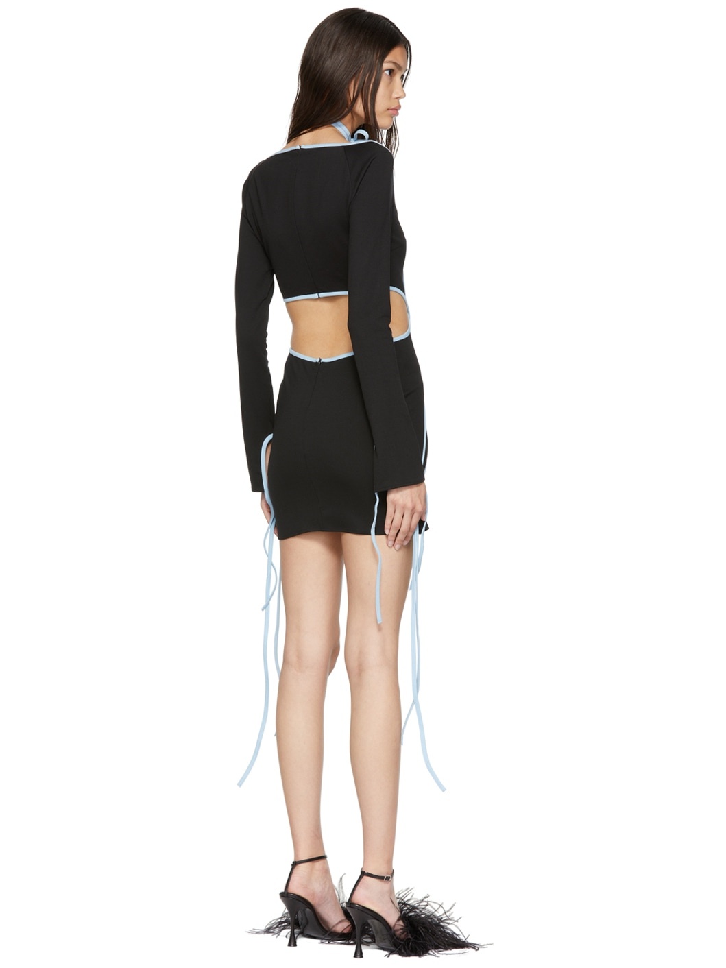 Black Greta Minidress - 3