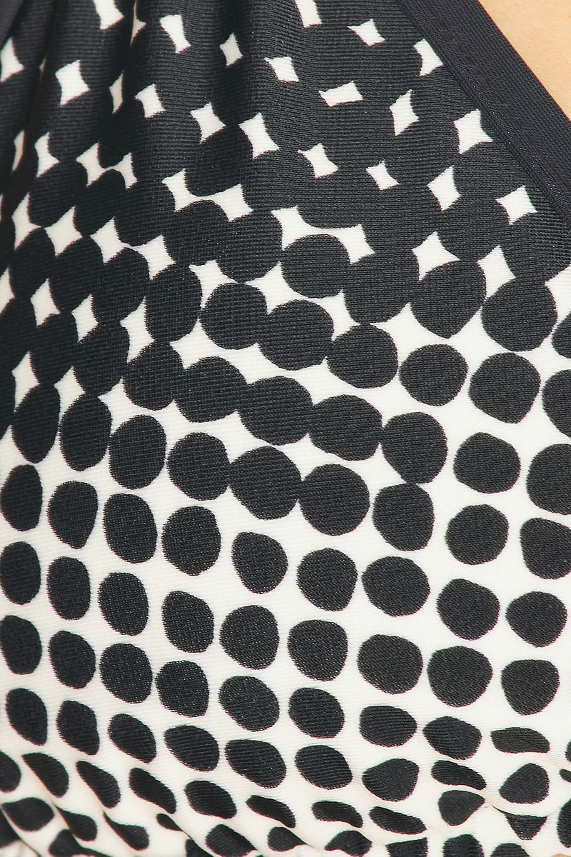 CHRISTOPHER JOHN ROGERS Haltone Wiggle Dot String Bikini Top outlook