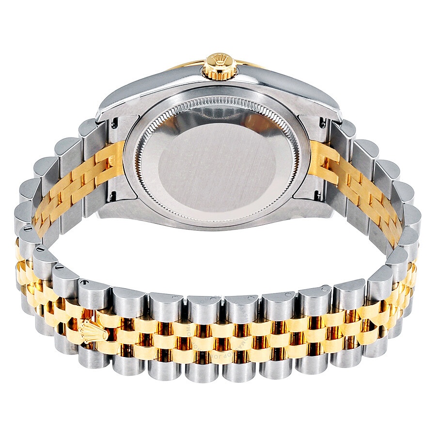 Rolex Oyster Perpetual Datejust 36 Black Dial Stainless Steel and 18K Yellow Gold Jubilee Bracelet A - 3
