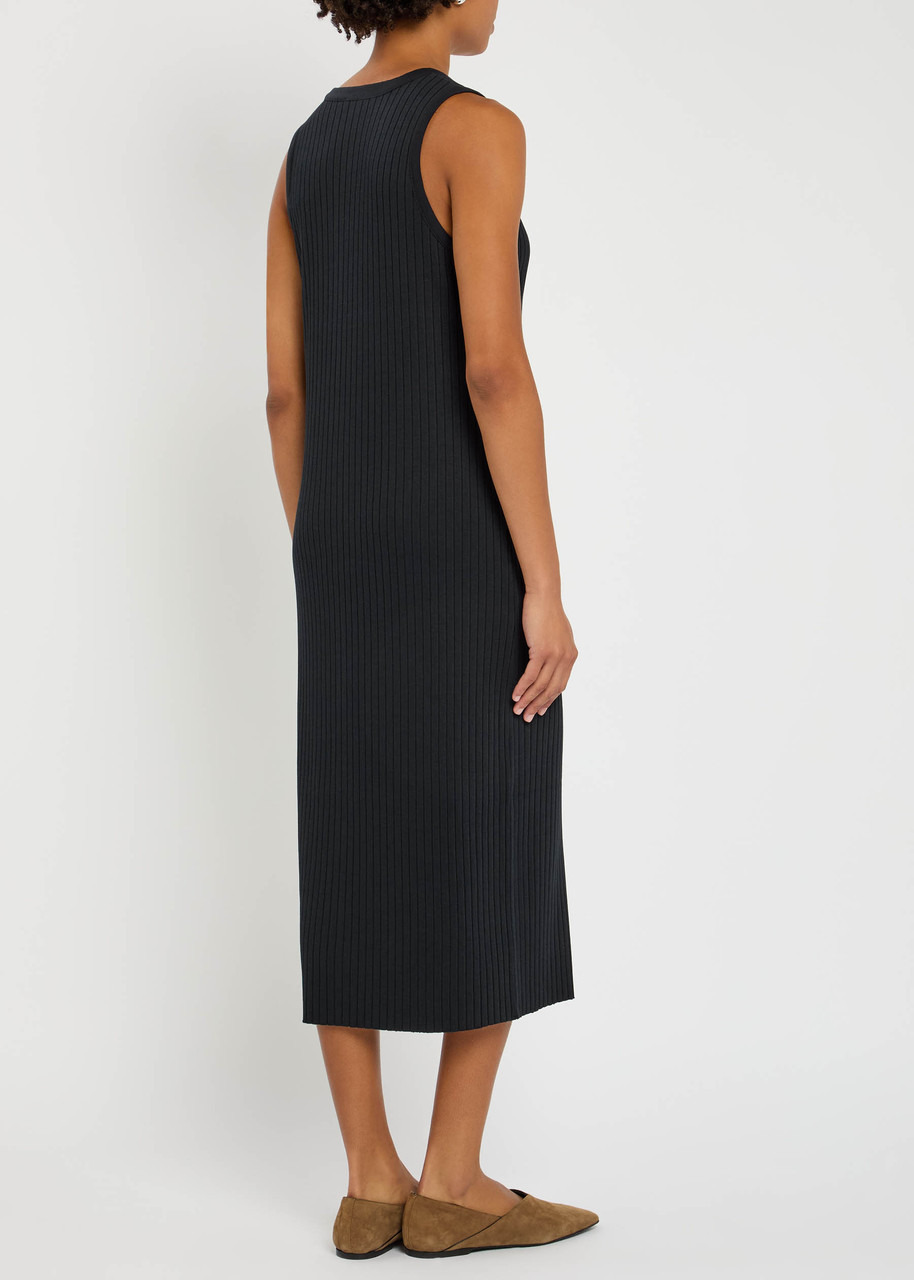 Vince Ribbed Stretch-knit Midi Dress - 3