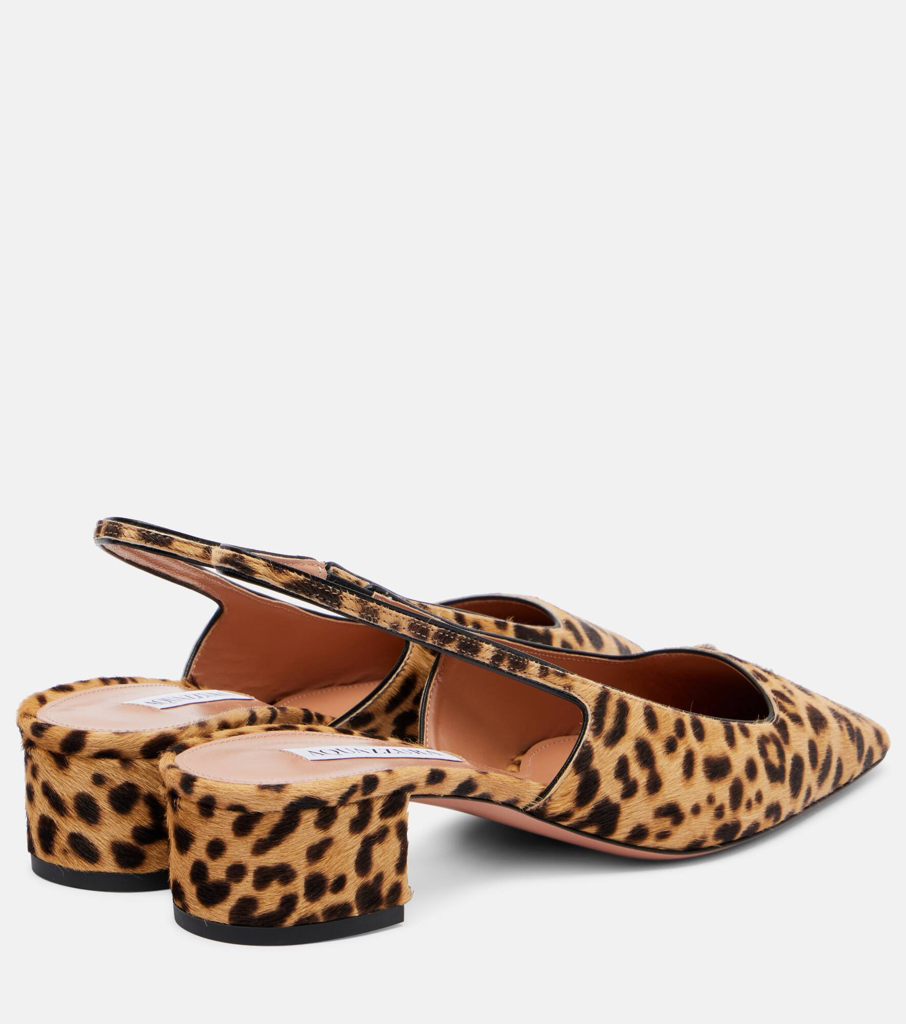 Ginza 35 calf hair slingback pumps - 2