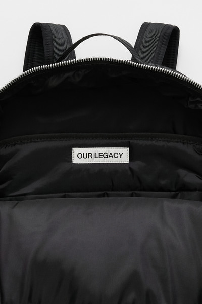 Our Legacy Grande Volta Backpack Cayce Black outlook