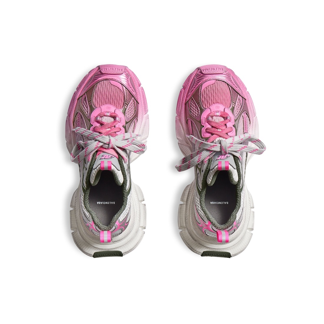 Women's 3xl Toe Spray Sneaker in Grey/pink/dark Grey - 6