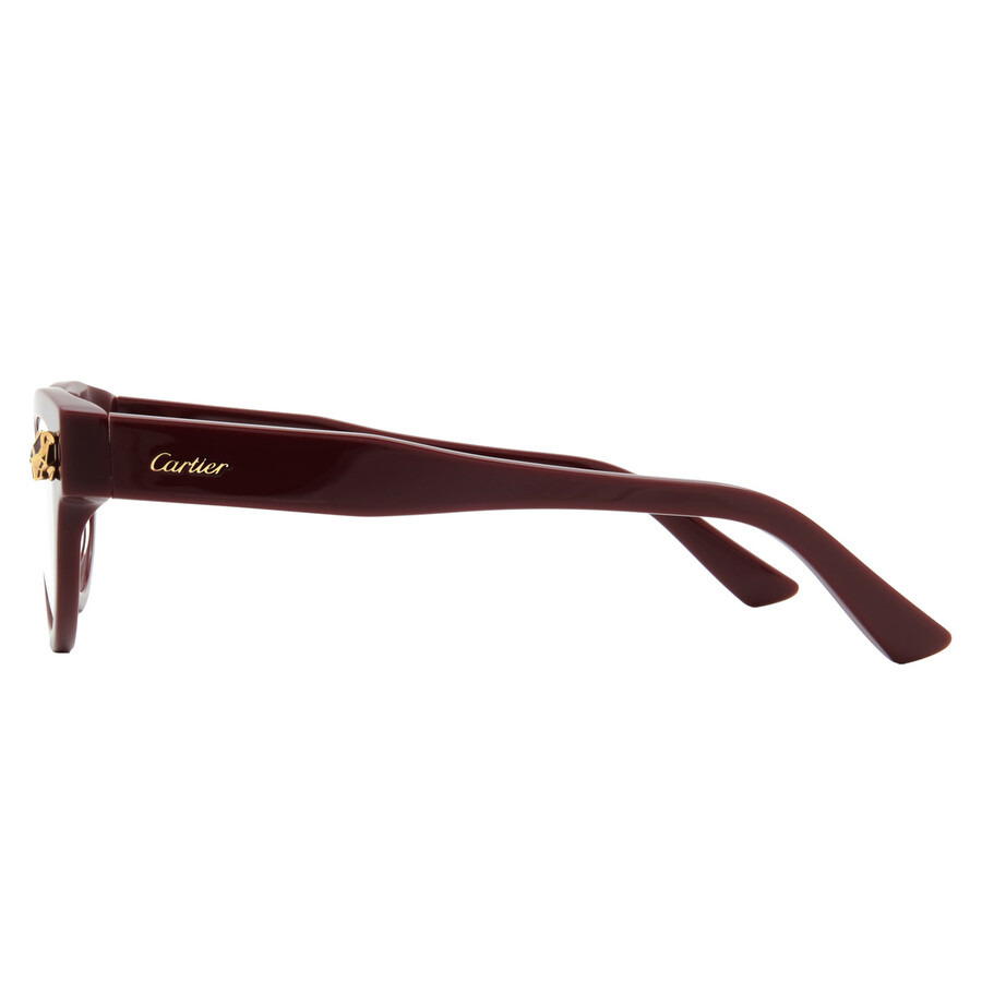 Cartier Panthere de Cartier Demo Cat Eye Ladies Eyeglasses CT0372O 002 52 - 3