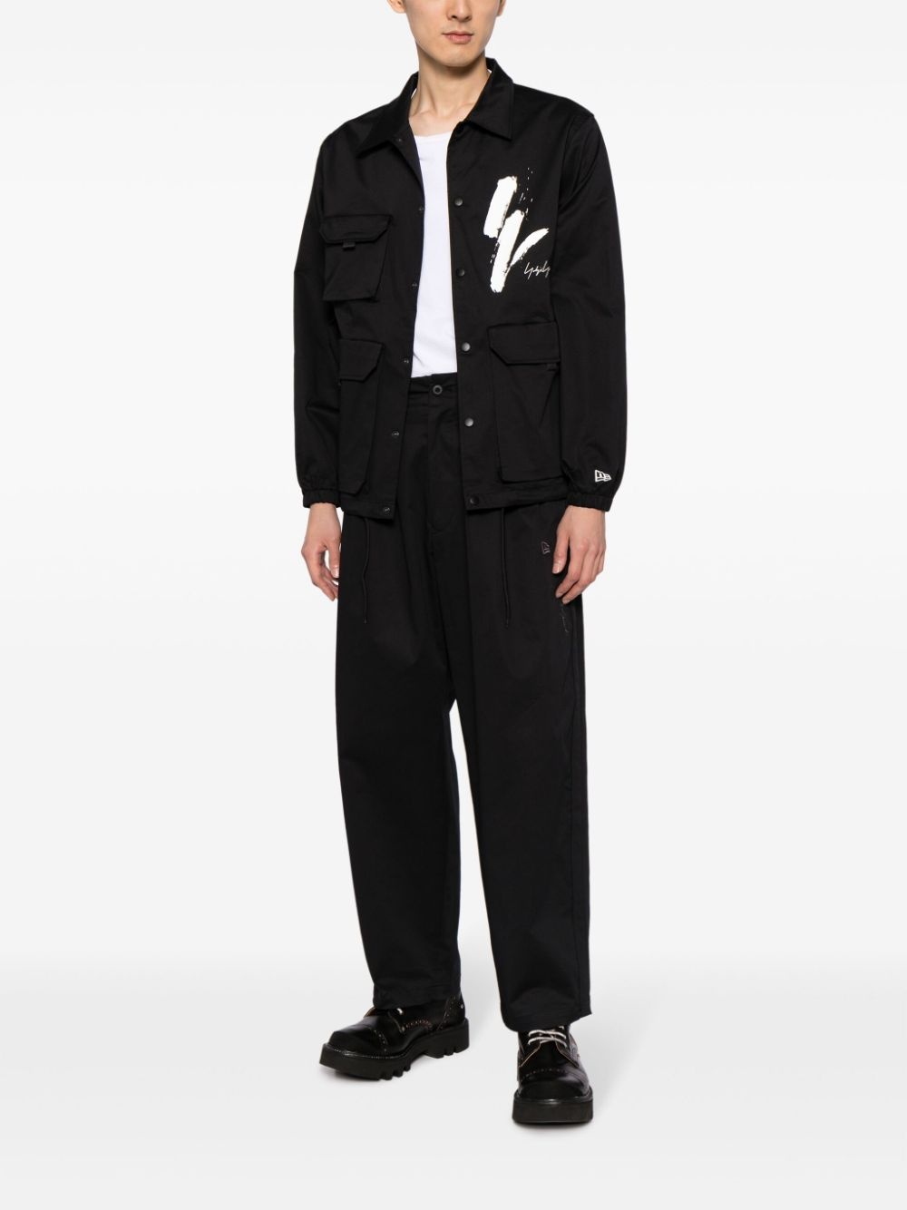【正規品質保証】 Yamamoto Yohji x REVERSIBLE | jacket logo-print Era New ウェア