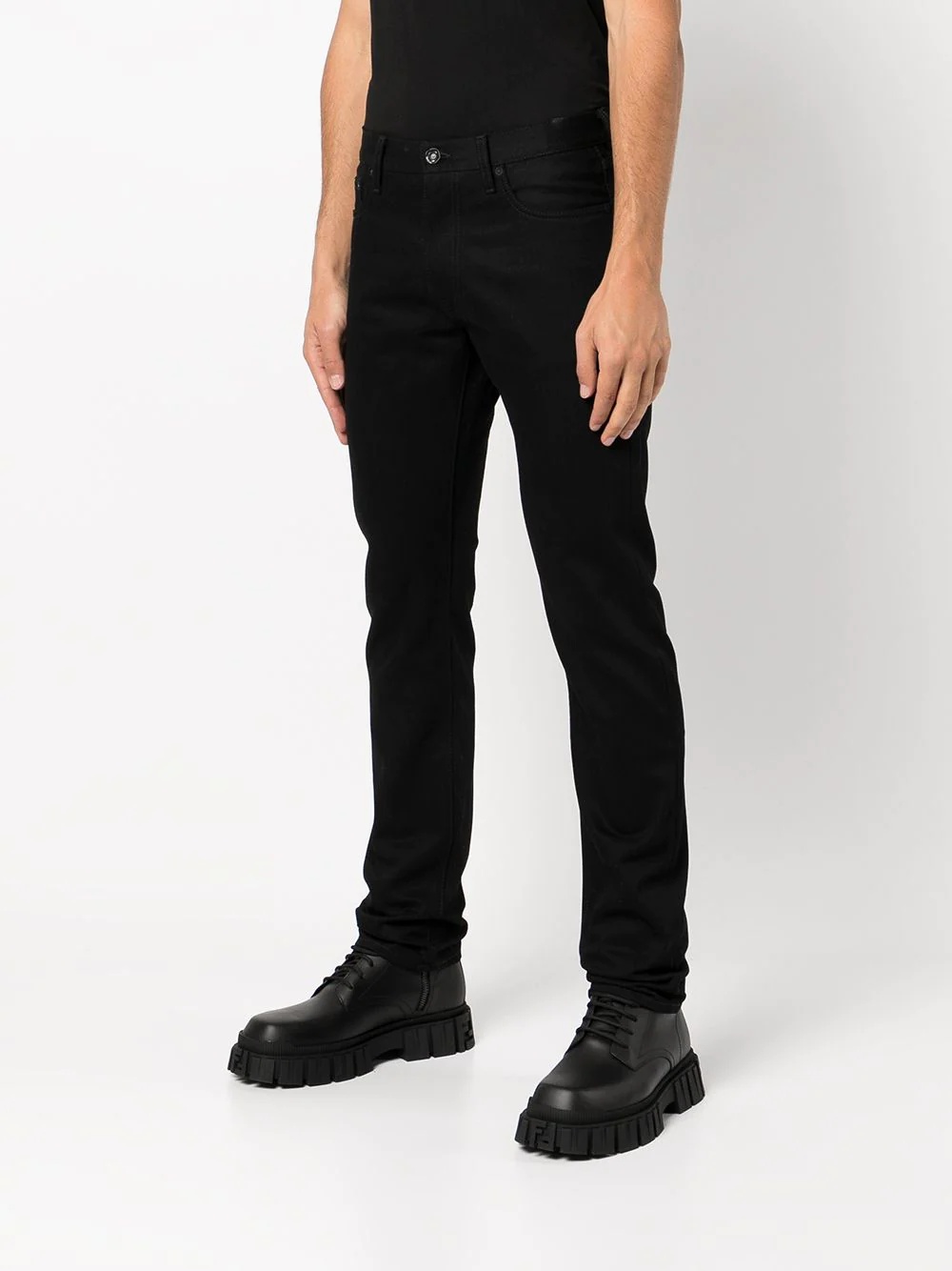 mid-rise slim jeans - 3