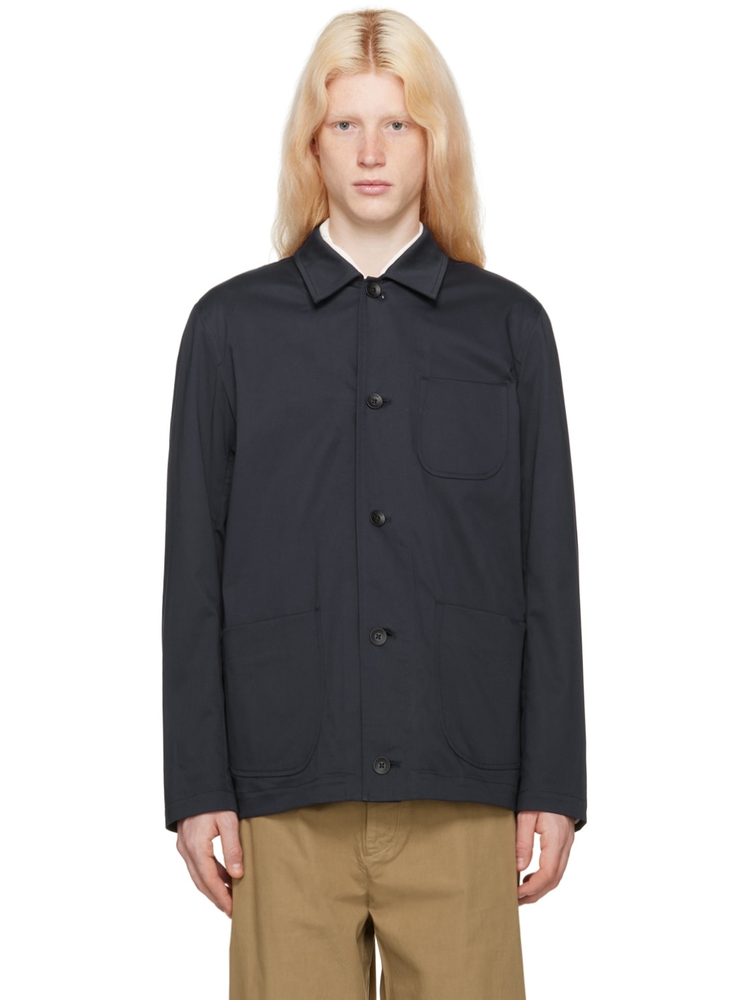 Navy Evan Jacket - 1