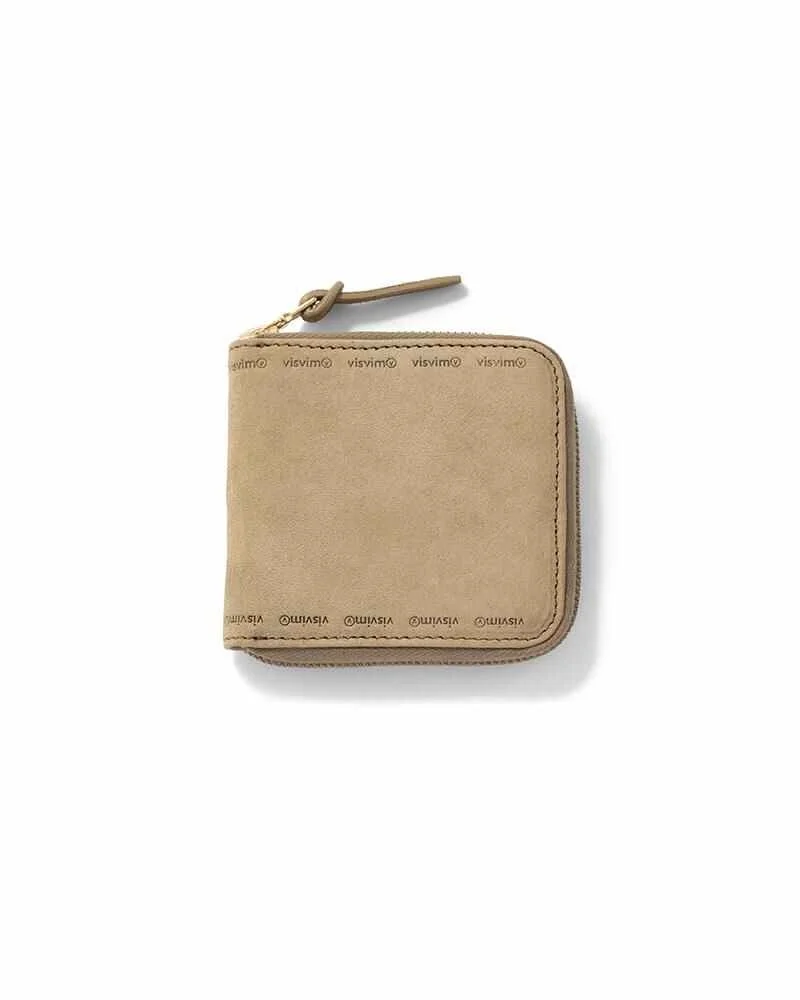 SUEDE BI-FOLD WALLET KHAKI - 1