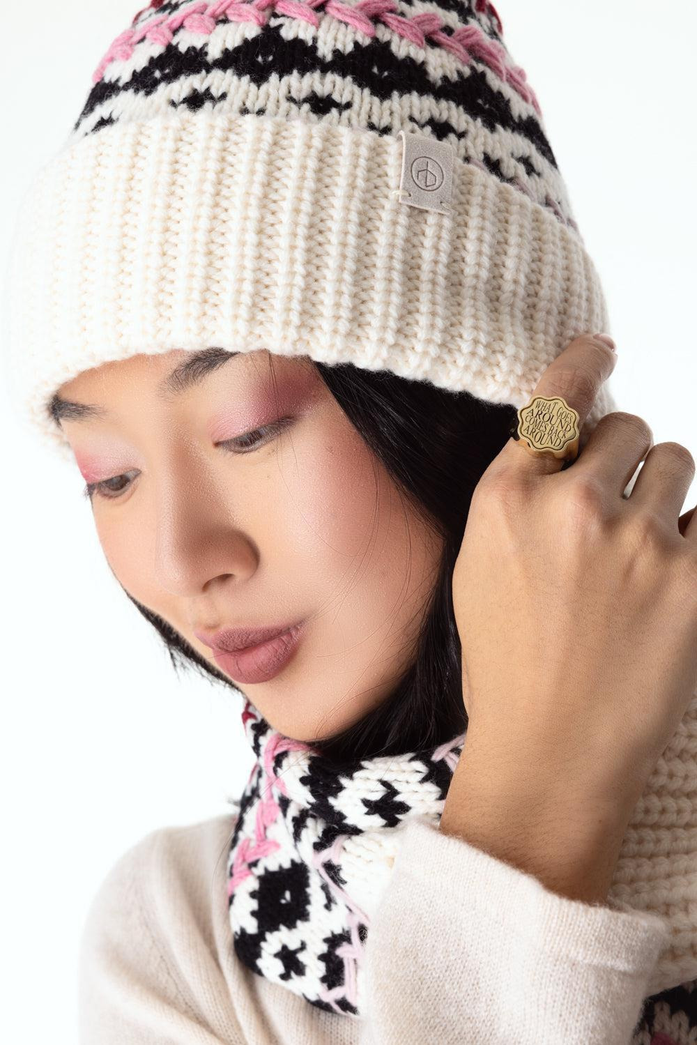 Leigh Fair Isle Beanie - 3