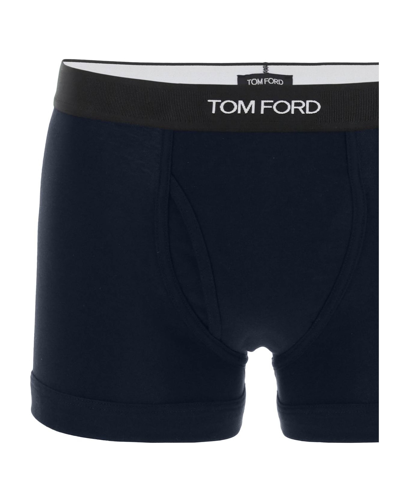 Cotton Boxer Briefs With Logo Band - 3