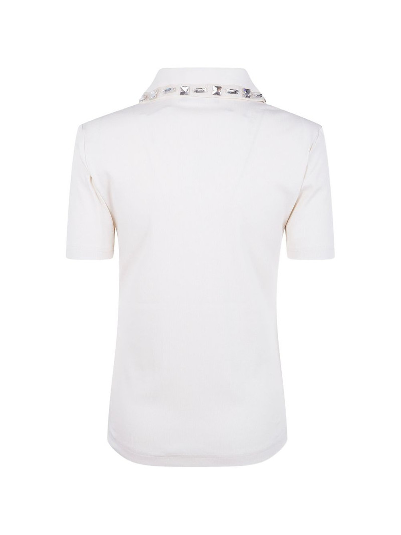 FABIANA FILIPPI embellished collared polo top outlook