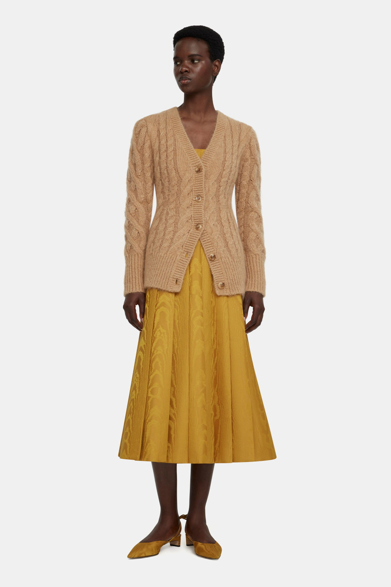 Ross Cardigan in Beige Mohair 3