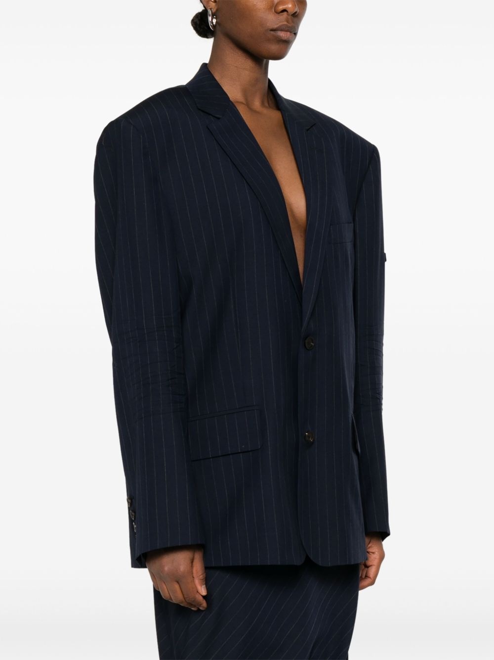 striped blazer - 3