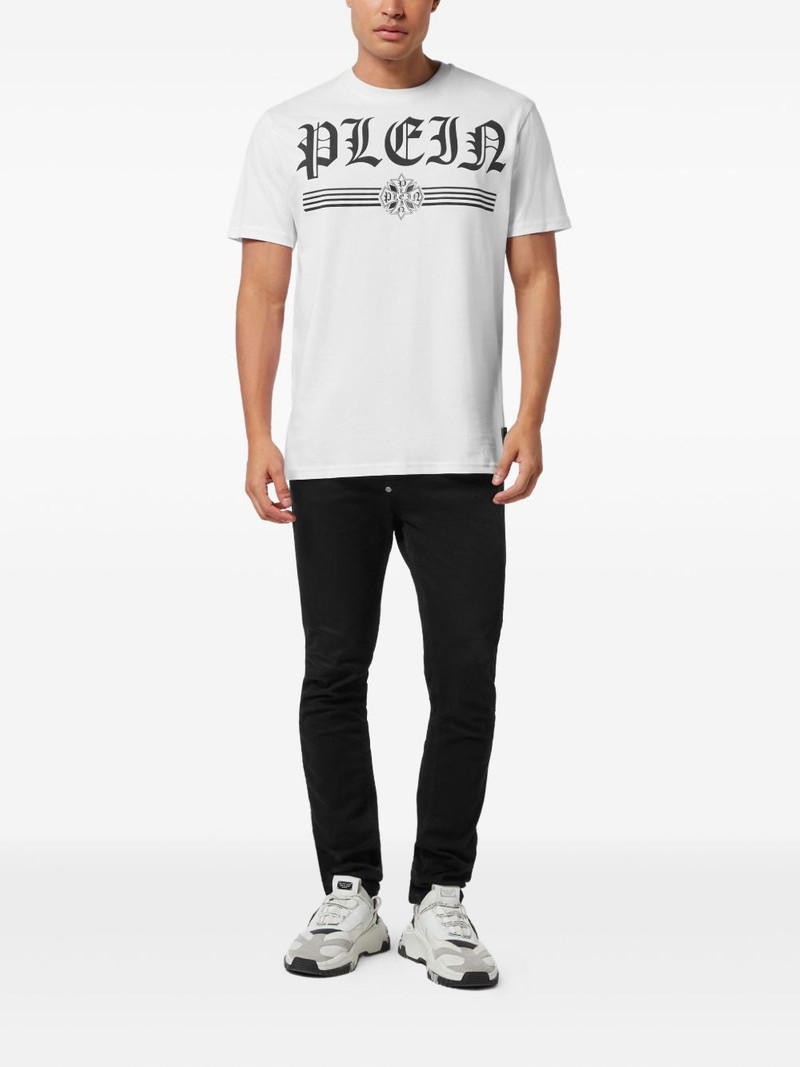 PHILIPP PLEIN logo-print crew-neck T-shirt outlook