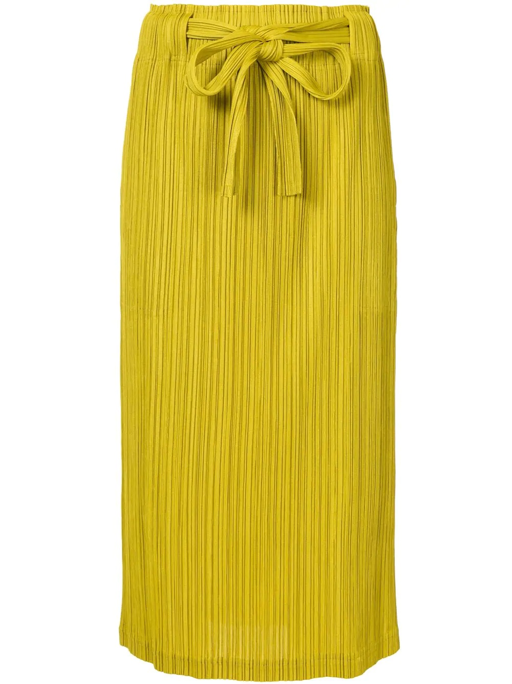 pleated midi skirt - 1