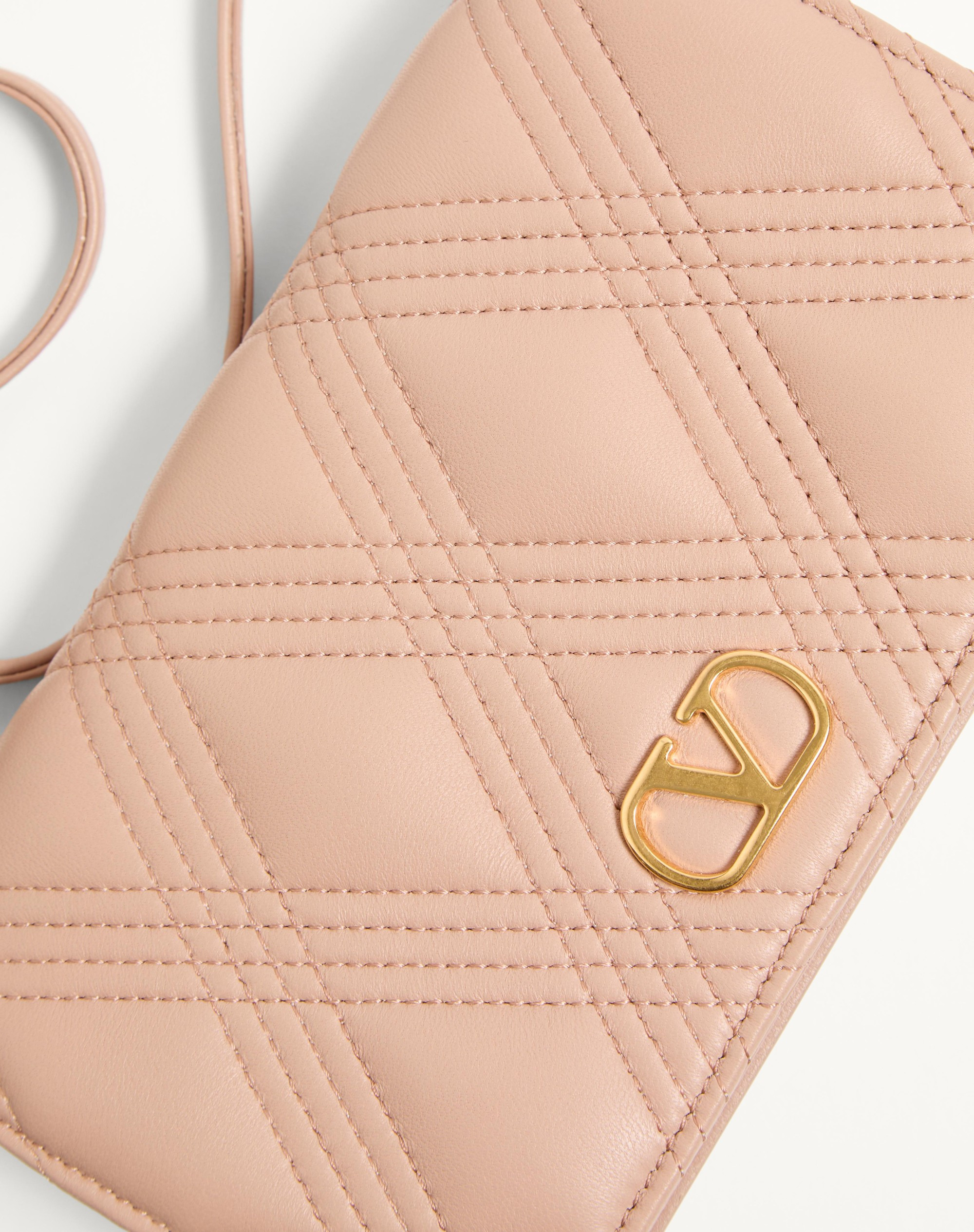 VALENTINO GARAVANI QUILTIE 67 MINI SHOULDER BAG IN QUILTED NAPPA LEATHER - 8