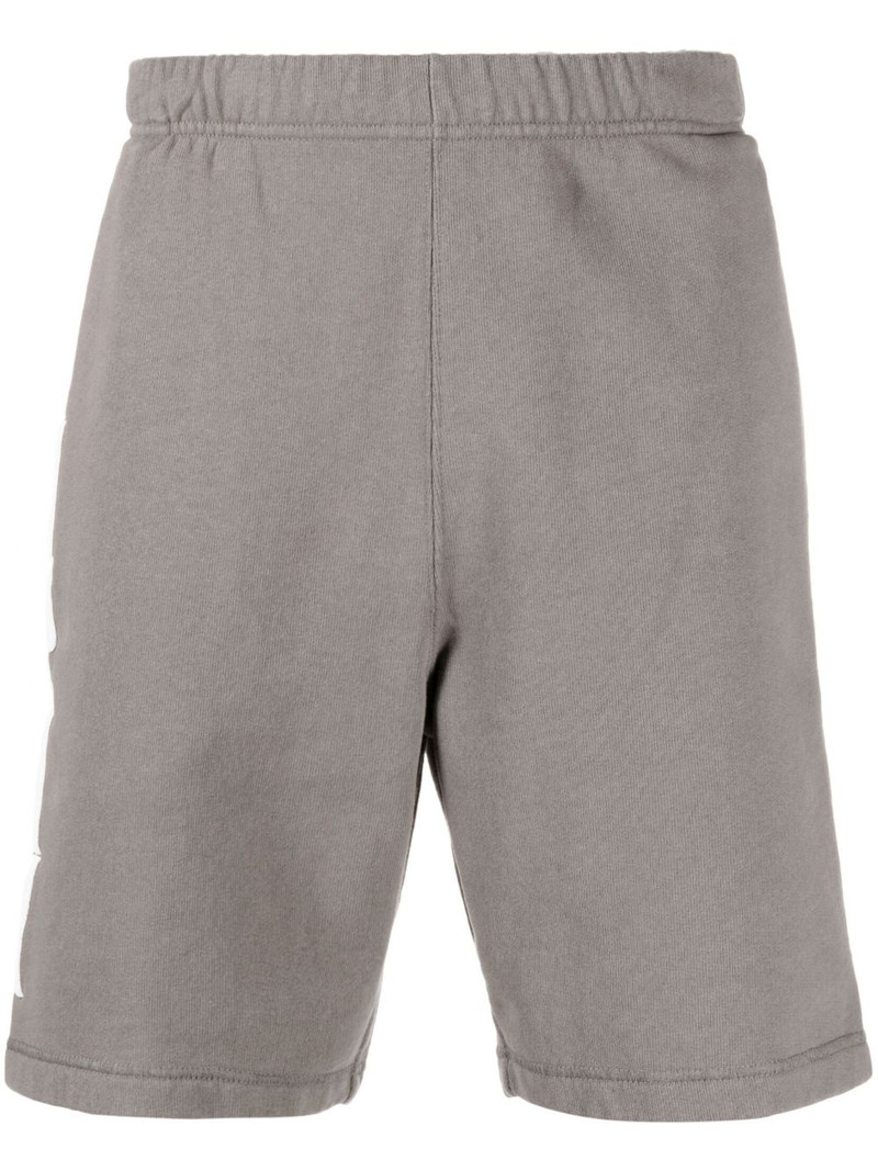 logo-print track shorts 1