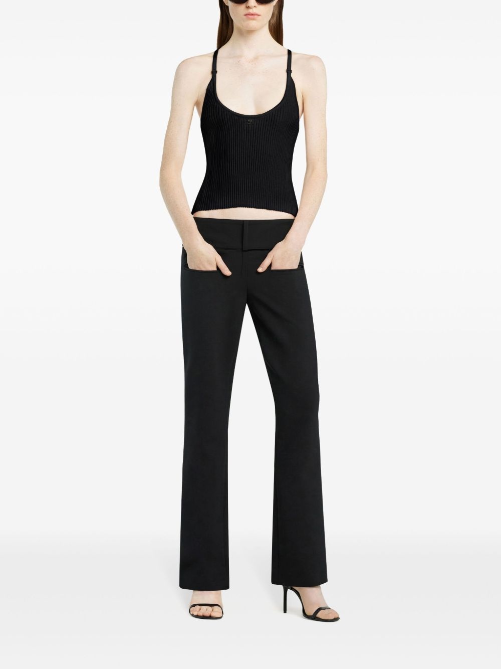 scuba-knit tank top - 2