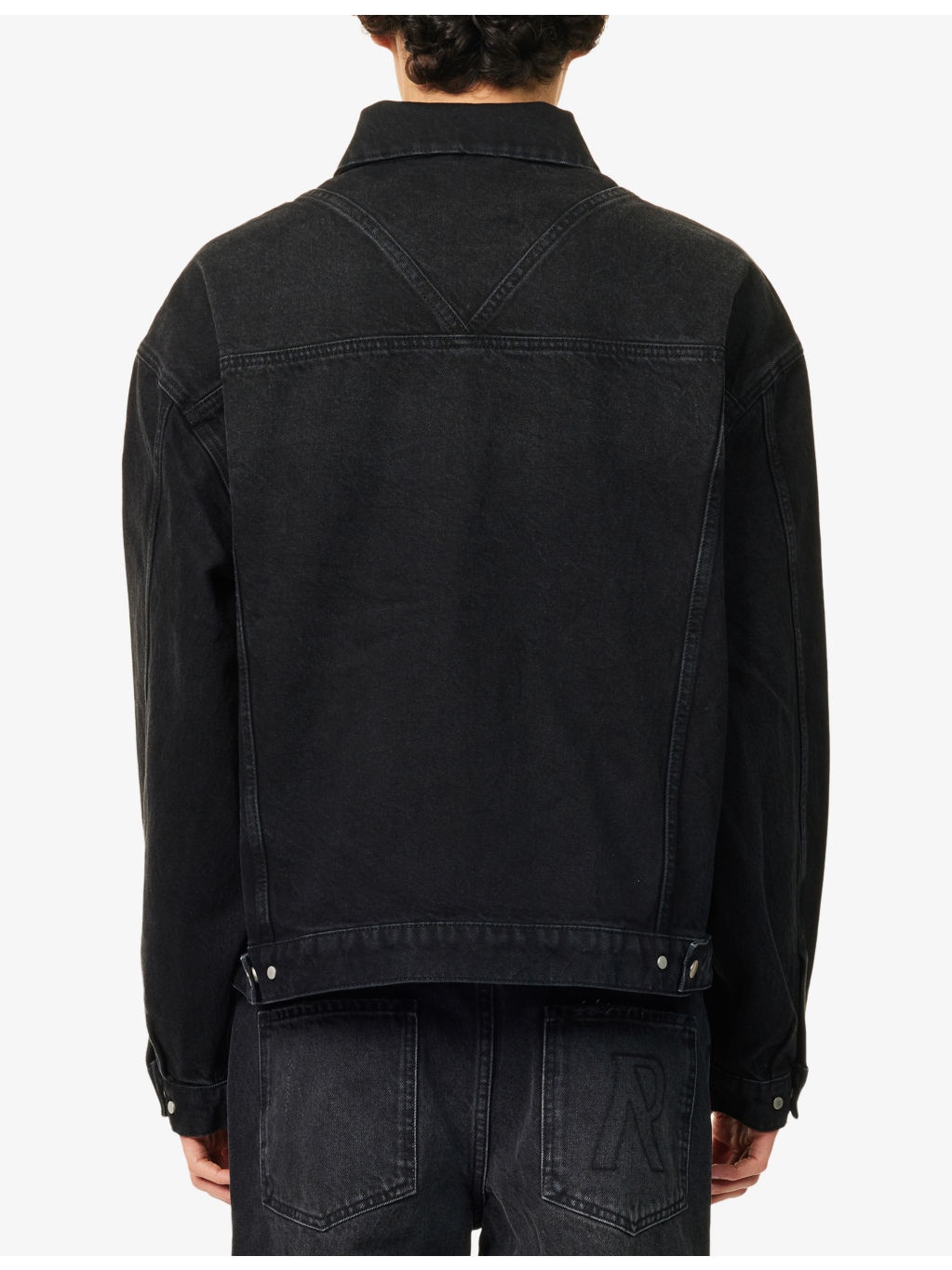 Logo-embellished Relaxed-Fit Denim Jacket - 4