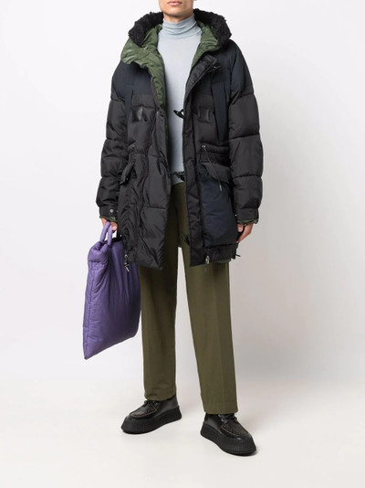 sacai reversible padded coat outlook