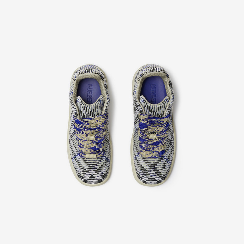 Check Knit Box Sneakers 5