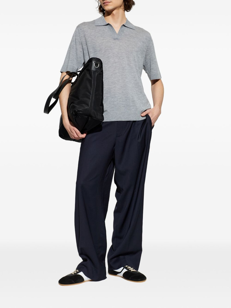 LISA YANG V-neck polo-collar T-shirt outlook