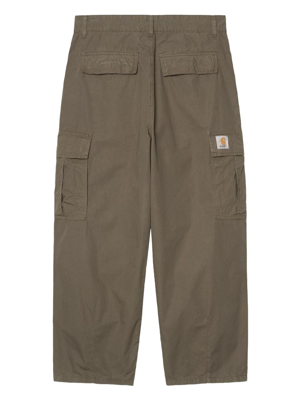 logo-patch cargo-pocket trousers - 2