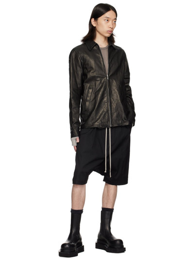 Rick Owens Black Porterville Rick's Pods Shorts outlook