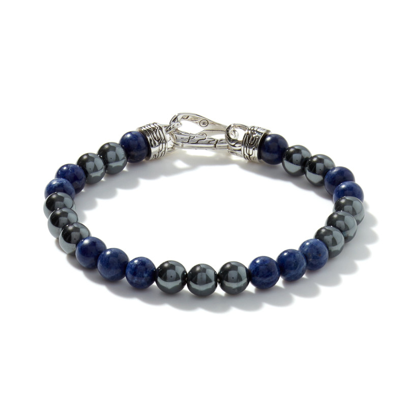 Beaded Bracelet, Sterling Silver, Gemstones 4