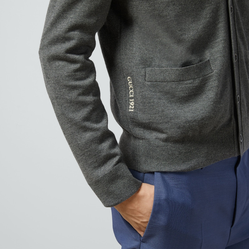 Wool cardigan with embroidery 3