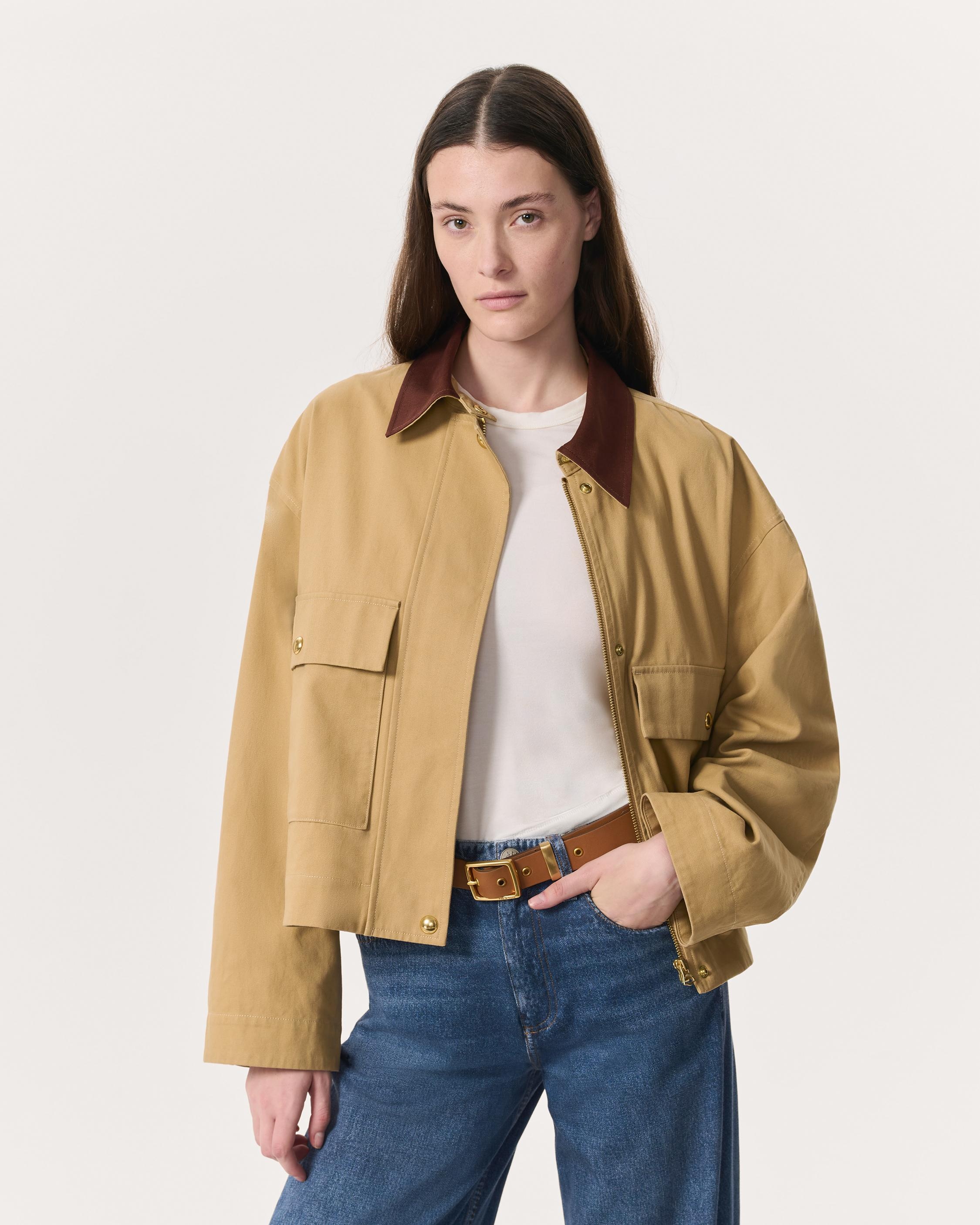 Nonie 2-in-1 Cotton Twill Jacket - 2