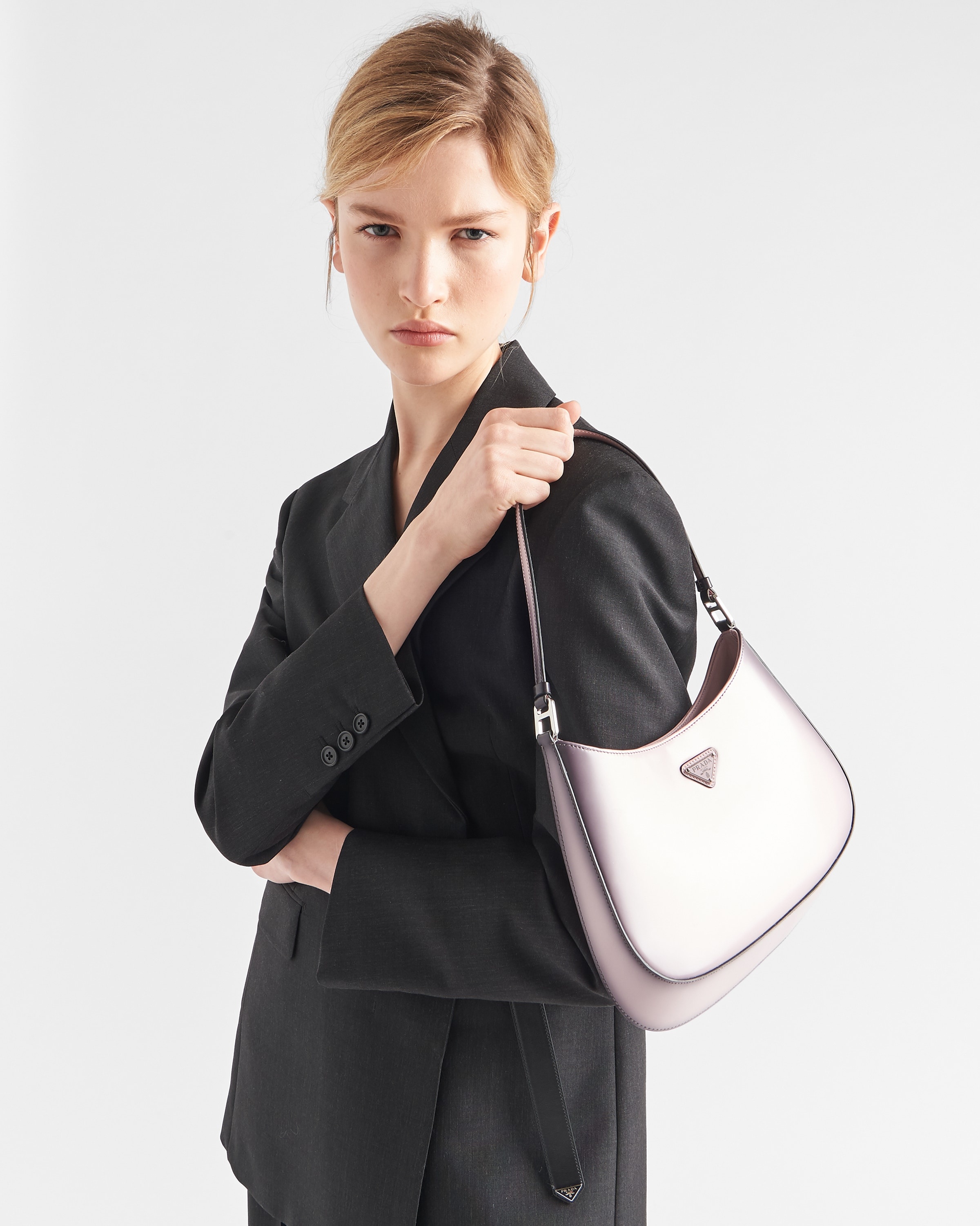 Prada Prada Cleo brushed leather shoulder bag | prada