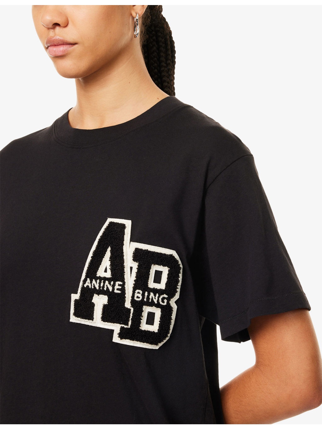 Letterman Embroidered Cotton T-Shirt - 5