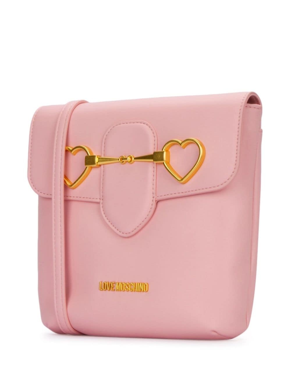 heart-plaque shoulder bag - 3