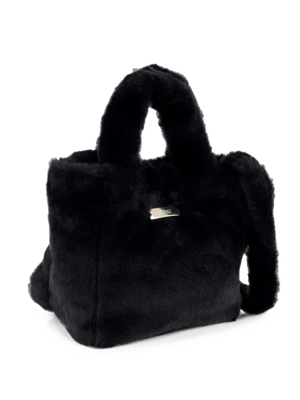 faux-fur tote bag - 1