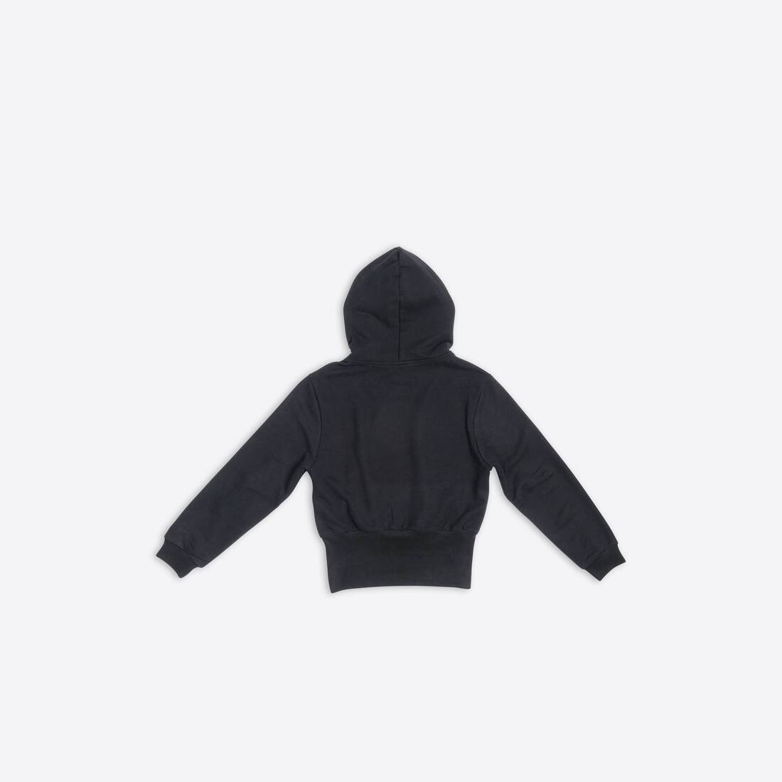 Women's Sporty B Tuck-in Hoodie in Black - 2