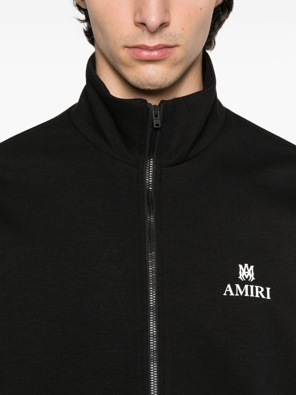 embroidered-logo sweatshirt - 5